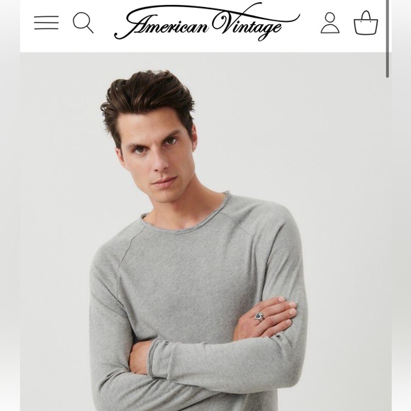 American Vintage men’s Sonoma long sleeve tee - Picture 5 of 7